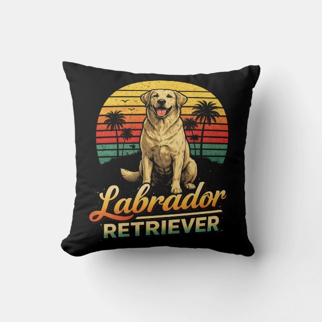 Cojín Decorativo Mi Labrador Retriever (Anverso)