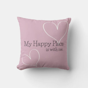 Cojín Decorativo Mi lugar feliz Cushion