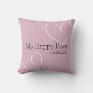 Cojín Decorativo Mi lugar feliz Cushion