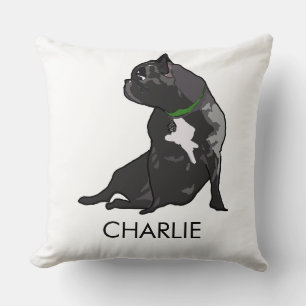 Cojín Decorativo Mi mejor amigo, bulldog francés