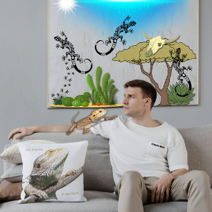 Cojín decorativo "Mi oso es mi hermano"