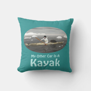 Cojín Decorativo Mi Otro Coche Es Un Kayak