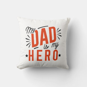 Cojín Decorativo Mi papá es mi héroe