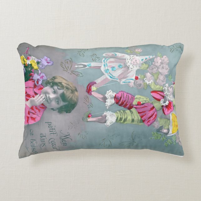 Cojín Decorativo Mi pequeño corazón en este beso (Anverso)