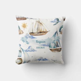 Cojín Decorativo Mi pequeño horizonte azul