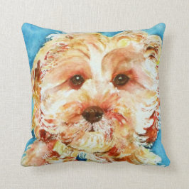 Cojín Decorativo Mi perrito "Ollie" del cavapoo.