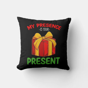 Cojín Decorativo Mi Presencia Es Tu Regalo De Navidad Familiar