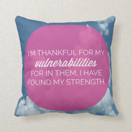 Cojín Decorativo Mi presupuesto de vulnerabilidades
