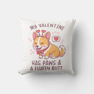 Cojín Decorativo Mi San Valentín Tiene Patas y un Culo Esponjoso Co