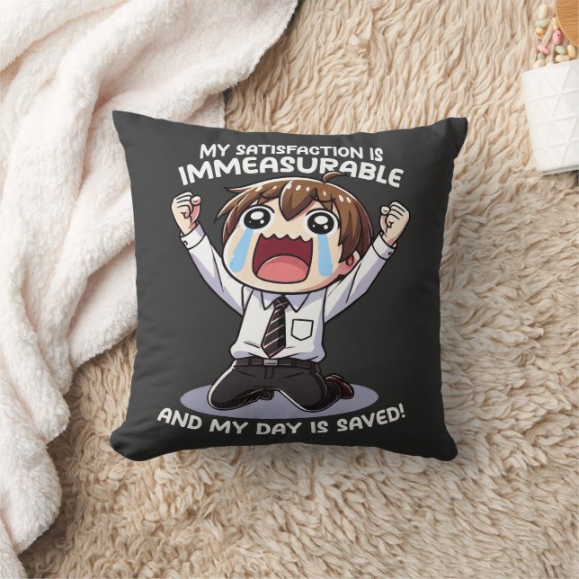 Cojín Decorativo ¡Mi satisfacción es inconmensurable! (Manta)