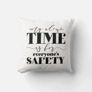 Cojín Decorativo Mi único momento es para la seguridad de todos