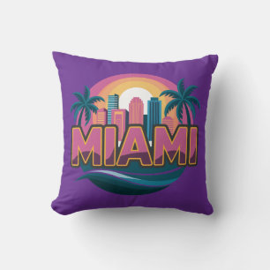 Cojín Decorativo Miami Florida Estados Unidos