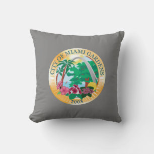 Cojín Decorativo Miami Gardens (Florida) City Seal