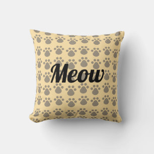 Cojín Decorativo Miau, Huellas de Pezuñas