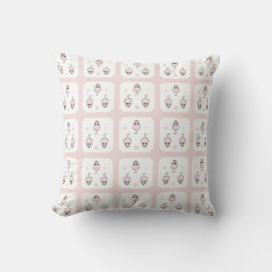 Cojín Decorativo Mice rosa americano MoJo Pillow