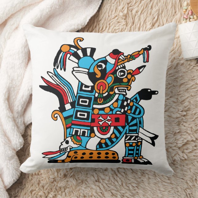 Cojín Decorativo Mictlantecuhtli - Tierra De Muertos (Manta)