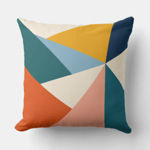 Cojín Decorativo Mid Century Geometric Color Planes