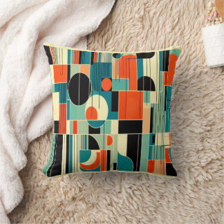 Cojín Decorativo Mid Century Modern Abstract Decor Pillow
