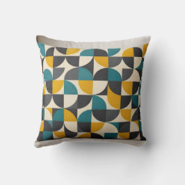 Cojín Decorativo  Mid-Century Modern Geometric Pattern Throw Pillow