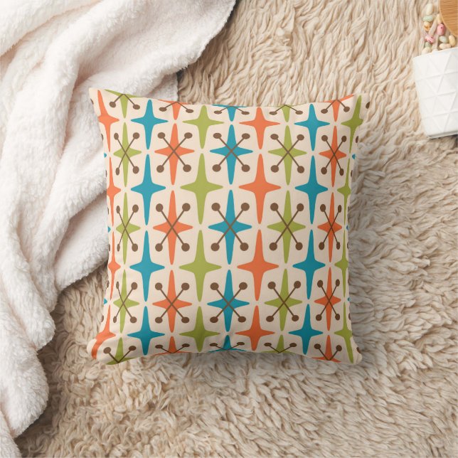 Cojín Decorativo Mid Century Modern Starburst Pattern (Manta)