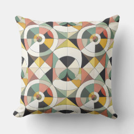Cojín Decorativo Midcentury Orbit Geometric