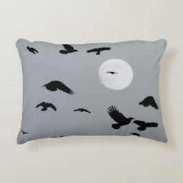 Cojín Decorativo Mientras los cuervos vuelan