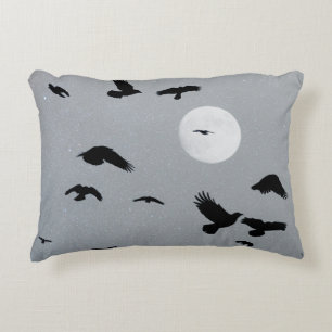 Cojín Decorativo Mientras los cuervos vuelan