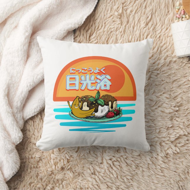 Cojín Decorativo Mikitiez bronceado bronceado pardo verano windsurf (Manta)