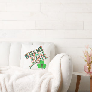 Cojín Decorativo Mikitiez irish clover verde sinfín