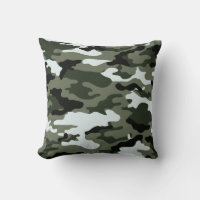 Cojín decorativo Militario Creen Camo.