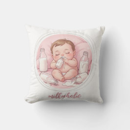 Cojín Decorativo Milkaholic Baby Print | Cute Nursery Funny Art