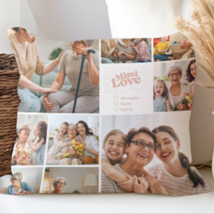 Cojín Decorativo Mimi Love Poetic Collage de fotos