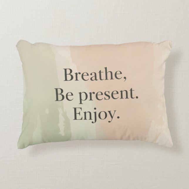 Cojín Decorativo Mindful Message Accent Pillow (Anverso)