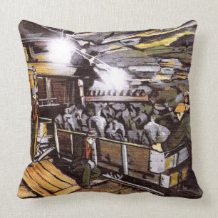 Cojín Decorativo Mineros de carbón