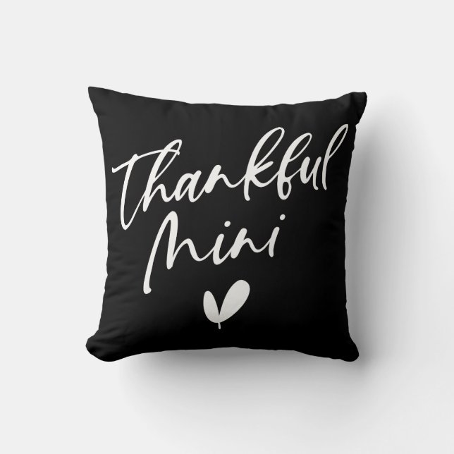 Cojín Decorativo Mini agradecido (Anverso)