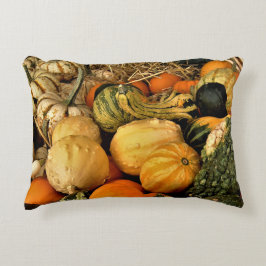 Cojín Decorativo Mini Calabazas Y Fotografía De Caída De Gourds