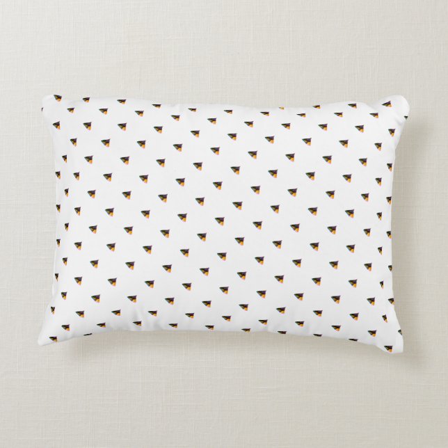 Cojín Decorativo Mini Perro Azul Besa Blanco (Reverso)