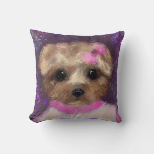 COJÍN DECORATIVO MINI YORKIE POO  