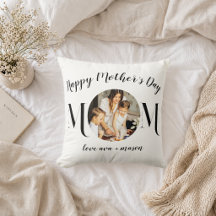 Mínima Manta de Foto del Día de la Madre con Letra