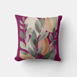 Cojín Decorativo Minimal Botanical Leaf Pattern pillows