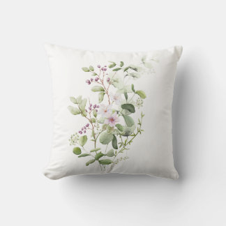 Cojín Decorativo Minimal Soft Aesthetic Botanical Pillow Cover