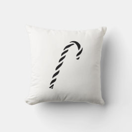 Cojín Decorativo Minimalist Black Christmas Candy cane