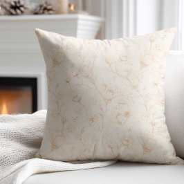 Cojín Decorativo Minimalist Neutral Wildflower
