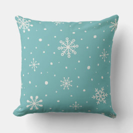 Cojín Decorativo Minimalist Winter Pillow in Turquoise