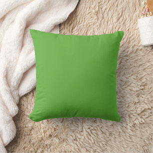 Cojín Decorativo Minimalista brillante sólido Verde Manzana Acento