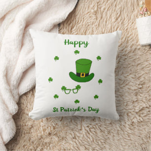 Cojín Decorativo Minimalista Feliz Día de San Patricio