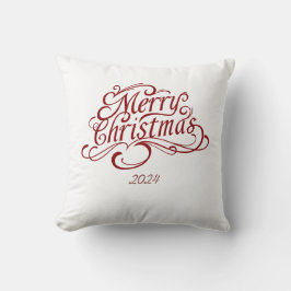 Cojín Decorativo Minimalista Feliz Navidad