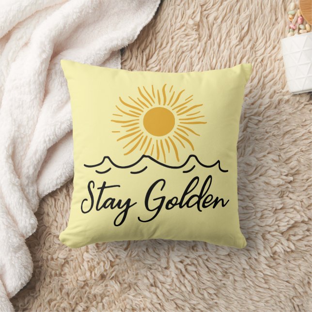 Cojín decorativo Minimalista Stay Golden (Manta)