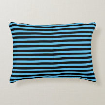 Mínimo Moderno Rayado Azul y Negro