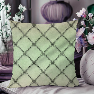 Cojín Decorativo Mínimo Vintage Floral Pattern Sage